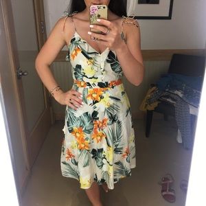 Tropical Floral Fit and Flare DressKaren Miller size 6